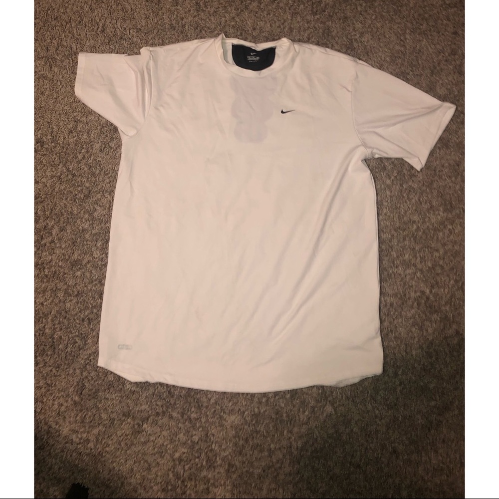 White Nike Dri Fit Shirt